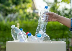 sampah botol plastik